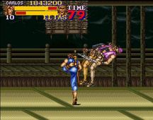 une photo d'Ã©cran de Final Fight 2 sur Nintendo Super Nes